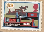 Stamps United Kingdom -  Canal   Brecknock & Abergavenny