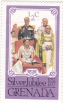 Stamps Grenada -  BODAS DE PLATA