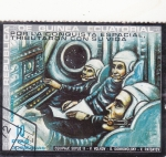 Stamps Equatorial Guinea -  AERONAUTICA- CONQUISTA ESPACIAL