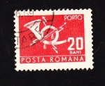 Sellos de Europa - Rumania -  Porto