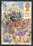 Sellos de Europa - Reino Unido -  1410 - 800 Anivº de la carga de Lord Maire de Londres
