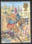 Stamps United Kingdom -  1414 - 800 Anivº de la carga de Lord Maire de Londres