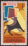 Stamps Spain -  Día Mundial del Sello  1965  1 pta