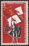 Stamps Spain -  IV Centenario de la Fundación de San Agustín, Florida (U.S.A.)  1965  3 ptas