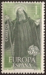 Stamps Spain -  Europa CEPT. San Benito, patrón de Europa  1965  1 pta