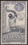 Stamps Spain -  Feria Mundial de Nueva York. Pelota Vasca  1964  50 ptas