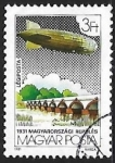 Stamps Hungary -      Zeppelin