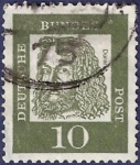 Stamps Germany -  ALEMANIA Durero 10 (2)