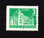 Sellos de Europa - Rumania -  Edificio