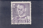 Stamps Denmark -  REY FREDERICK IX