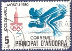 Stamps : Europe : Andorra :  ANDORRA Moscú 1980 5 (2)