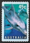 Stamps Australia -  Delfin