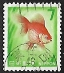 Stamps : Asia : Japan :  Goldfish