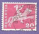 Stamps Switzerland -  INTERCAMBIO