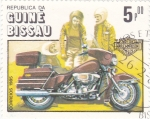 Stamps : Africa : Guinea_Bissau :  MOTO- HARLEY DAVIDSON