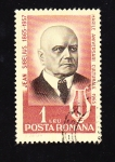 Stamps : Europe : Romania :  Jean Sibelius 1865-1957