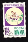 Stamps Romania -  Jocurile balcanice - 1964