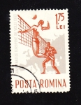 Stamps Romania -  Campeonato Europeo de Volei 1963