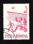 Stamps : Europe : Romania :  Campeonato Europeo de Volei 1963