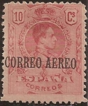 Stamps Spain -  Alfonso XIII  1920  10 cts