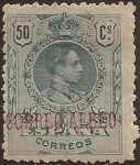 Stamps Spain -  Alfonso XIII  1920  50 cts