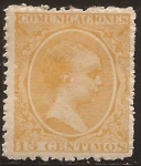 Sellos de Europa - Espaa -  Alfonso XIII (para Servicio Oficial) 1895  15 cts