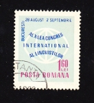 Stamps Romania -  Al X Lea congres International al lingvistilor - Bucaresti 28 august  2septembrie