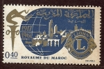 Stamps Morocco -  Lions club 50 Anivers.