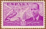 Stamps Spain -  AUTOGIRO SOBRE MADRID-JUAN DE LA CIERVA