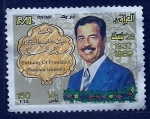 Stamps : Asia : Iraq :  Sadam Husain