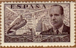 Stamps Spain -  AUTOGIRO SOBRE MADRID-JUAN DE LA CIERVA