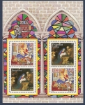 Stamps Germany -  Navidad 2001  HB  conjunto con España