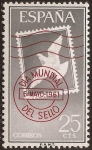 Stamps Spain -  Día mundial del Sello  1961  25 cts