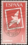 Stamps Spain -  Día mundial del Sello  1961  1 pta