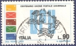 Stamps Italy -  ITA Centenario Unione Postale Universale 90 (2)
