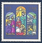 Stamps : Europe : Germany :  Navidad 2000   conjunto con España