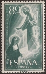 Stamps Spain -  I Centenario de la Fiesta del S Corazón de Jesús  1957  80 cts
