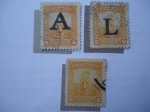 Stamps Colombia -  Monumento Precolombino.