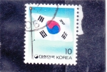 Stamps South Korea -  BANDERA COREANA