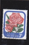 Stamps : Oceania : New_Zealand :  F L O R E S- ROSA