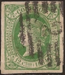 Sellos de Europa - Espa�a -  Isabel II  1864  12 cuartos