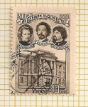Stamps Russia -  3 personajes