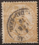 Sellos de Europa - Espaa -  Alegoría de la Justicia  1874  50 cts