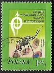 Stamps Poland -  Mosquito Anopheles