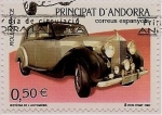 Stamps Andorra -  Historia del Automovil - Rolls Royce