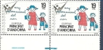 Stamps Andorra -  Año Internacional del niño
