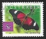 Sellos de Oceania - Australia -  Mariposa