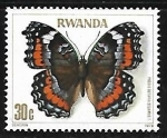 Stamps Rwanda -  Mariposa