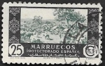 Sellos de Africa - Marruecos -  marruecos protectorado español - 283 - Zoco en el campo