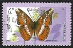 Stamps : Asia : Laos :  Mariposa